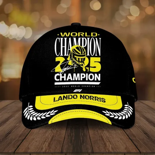 Lando Norris World Champions 2025 Classic Cap, Gift For Fans