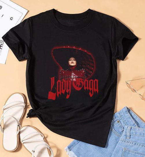 Ld Ga Mayhem Shirt, Vintage Gaga Tee, Little Monsters Fan Gift, Mayhem Tour Merch, Pop Star Graphic T-Shirt