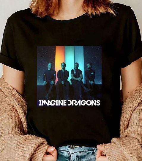 Discover Imagine Dragons Shirt, Vintage 90s Band Tee, Tour Concert Shirt, Imagine Dragons Merch, Imagine Dragons Graphic Fan Gift for Music Lovers