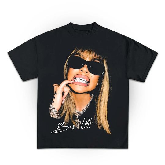 Discover Latto T-Shirt, Big Latto Graphic Tee, Hip Hop Concert Shirt, Rapper Merch Tee, Sugar Honey Iced Tea Tour Shirt, Unisex Rap Tees