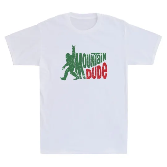Mountain Dude Sasquatch Hiking T-Shirt