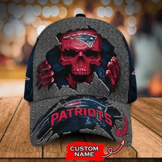 Discover Patriots-Personalized football Skull Cap
