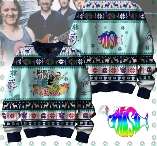 Discover Phish Band Ugly Christmas Sweater 2025 Xmas Gift Hot New