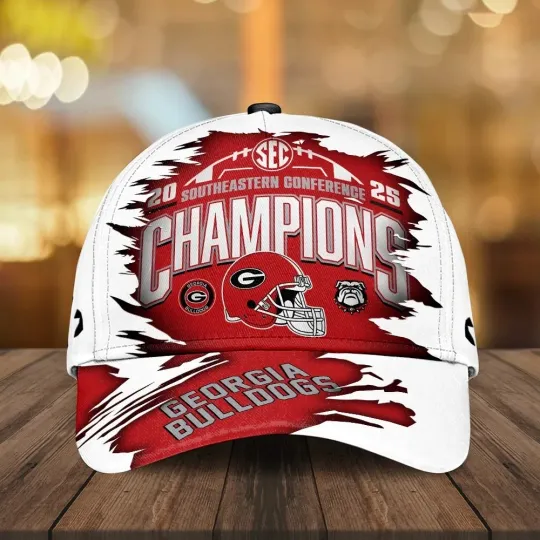 Discover Bulldogs Football 2025 SEC Champions Classic Cap