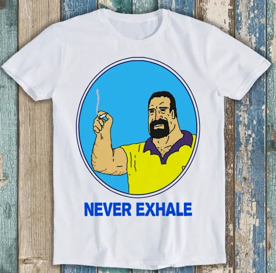 Never Exhale Mike Nolan Big Lez Show Sassy Sasquatch T-Shirt