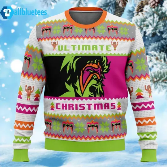 Discover The Ultimate Warrior Wrestler Ugly Christmas Sweater S-6Xl JJ6134