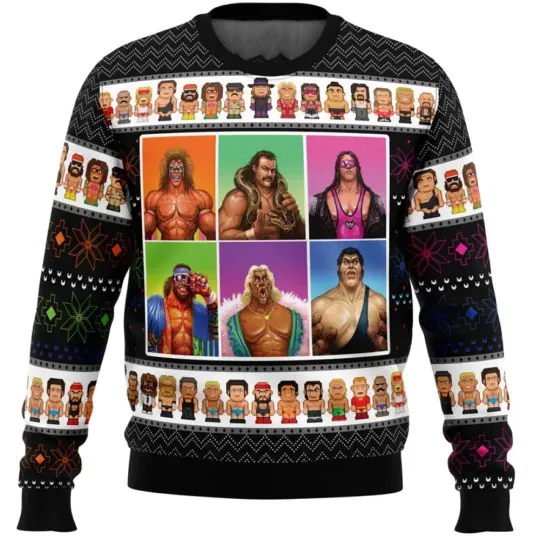 Discover Wrestling Entertainment Wrestling Legends Ugly Christmas Sweater