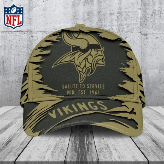 Discover Viking 2025 Salute to Service Classic Cap, Gift For Fans