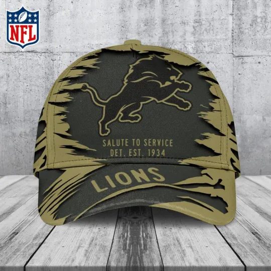 Discover Lions 2025 Salute to Service Classic Cap