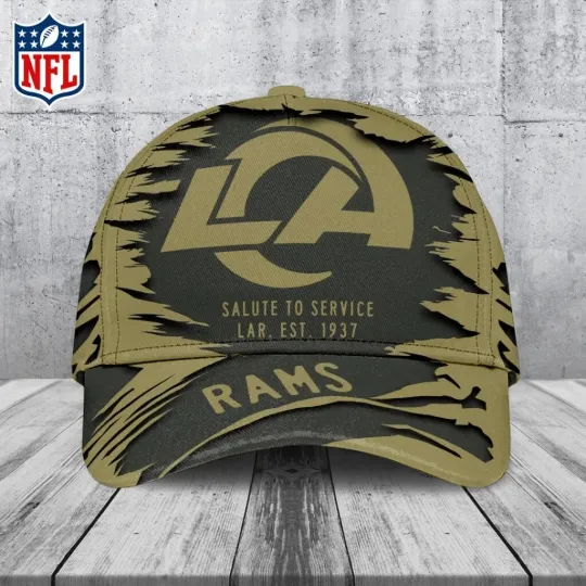Discover Rams 2025 Salute to Service Classic Cap