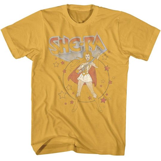 Discover Masters of the Universe She-Ra With Stars Ginger T-Shirt