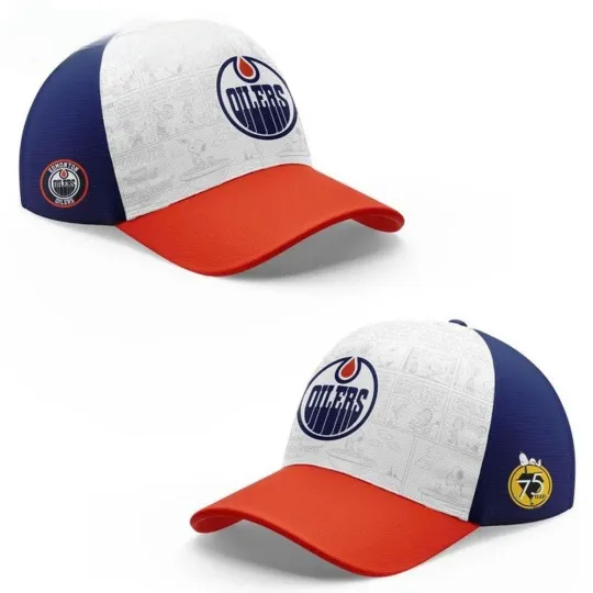 Oilers x Peanuts Night Special Classic Cap, Gift For Fans
