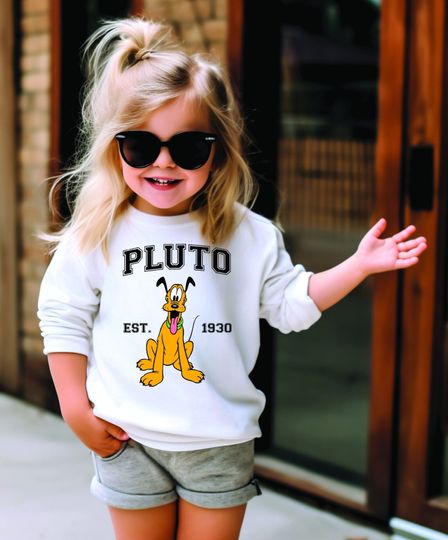 Disney Pluto Sweatshirt, Disney Shirt, Disney Family Shirt, Disneyland Shirt