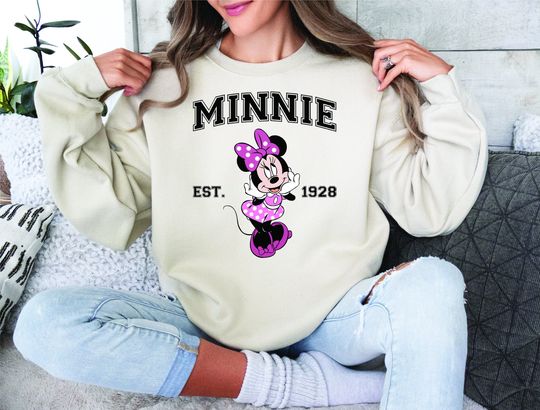 Discover Minnie Mouse Sweatshirt, Disney Vintage Minnie Shirt, Disneyworld Shirt, Disney Shirt, Disneyland Shirt, Minnie Mouse Shirt, Kids Disney Tee