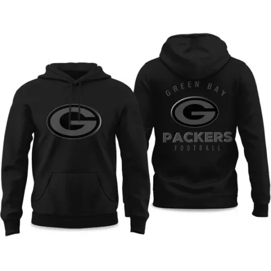 Discover 2025 Packers Back In Black Hoodie, Gift For Fans