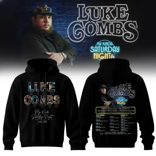 Discover L.Combs Saturday Night Tour 2026 Hoodie