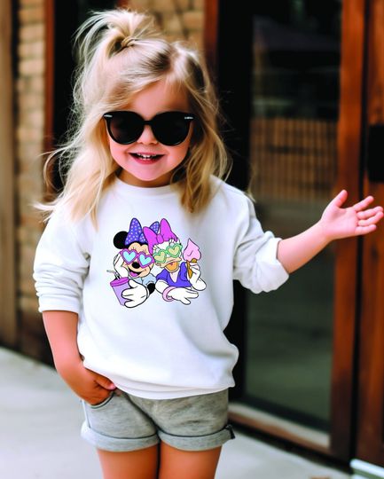 Disney Besties Sweatshirt, Minnie and Daisy Shirt, Daisy Duck Shirt