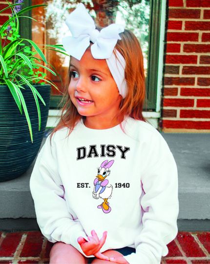 Discover Daisy Duck Sweatshirt, Disneyland Shirts, Retro Vintage Daisy Shirt