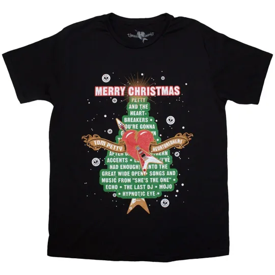 Tom Petty & The Heartbreakers Unisex Christmas T-Shirt