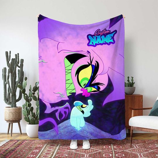 Discover Disney The Ghost And Molly McGee Blanket, Scratch Ghost And Friends Gift, Happy Human And Ghost Gift, Disneyland Movie Gift Blanket