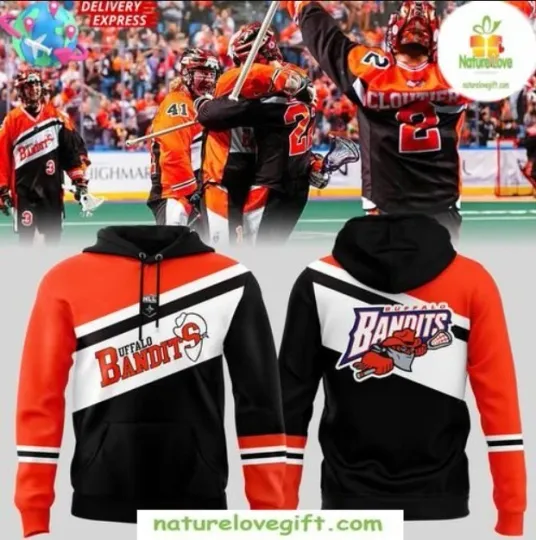 Discover Buffalo Bandit 2025 Nll Cup 3D Hoodie Limited Edition Gift For Fans