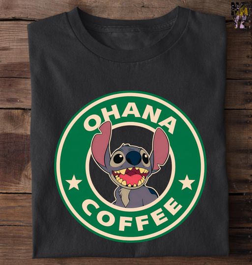Discover Stitch Shirt, Coffee Lover Stitch Shirt, Disney Stitch Shirt, Lilo & Stitch Tee, Cofffee Lover Gift Idea, Family Disney Stitch Shirt