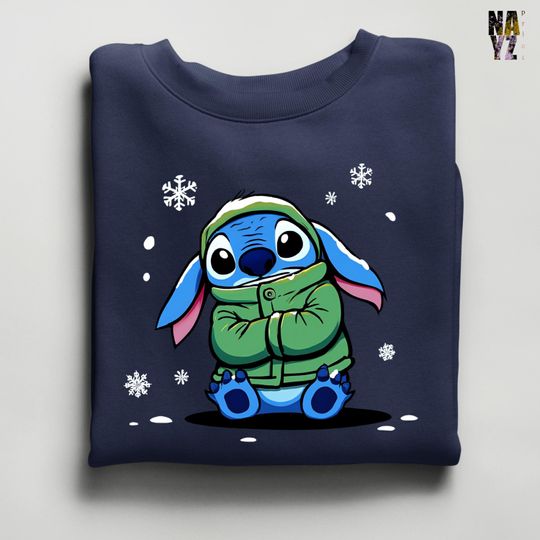 Discover Stitch Sweatshirt, Winter  Stitch Sweatshirt, Disney Stitch Sweatshirt, Disney Trip Shirt
