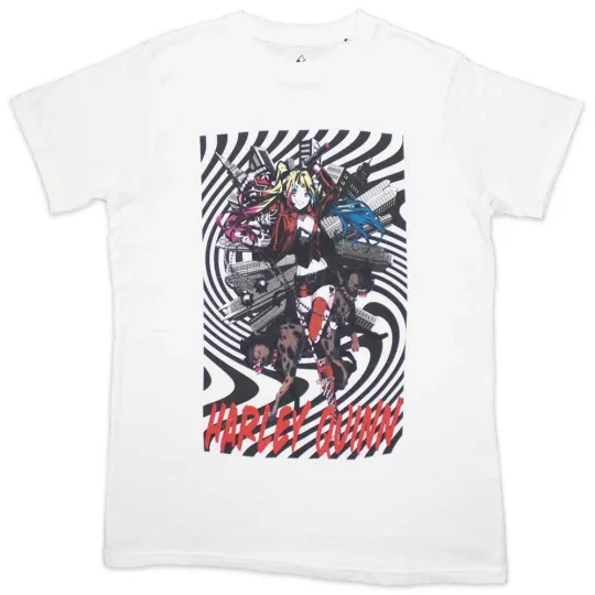 Discover DC Comics Harley Quinn Spiral Unisex T-Shirt