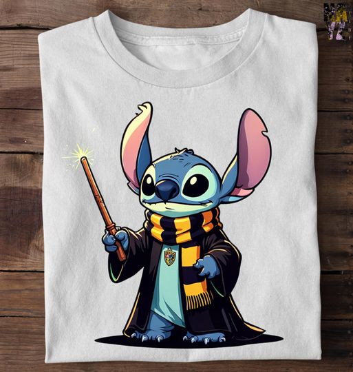 Discover Stitch Potter Sweatshirt, Disney Stitch Shirt, Wizard Stitch Sweatshirt, Disney Sweatshirt