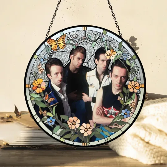 Discover Clash Stallion Stained Glass Suncatcher for Home Window Decor