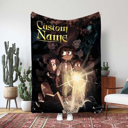 Discover Disney The Owl House Blanket, Luz And Amity Blight Couple Blanket, Grom Night Magic Decor, Luzmity Best Friends Kids Gift, TNA006