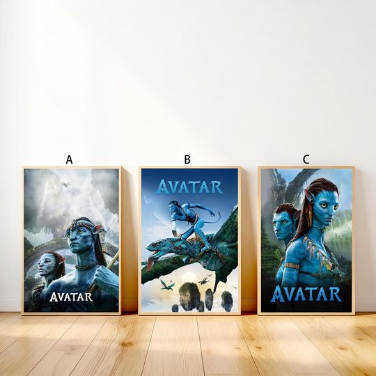 Discover Avatar Movie Poster Rolled Canvas Art for Living Room & Bedroom Home Decor