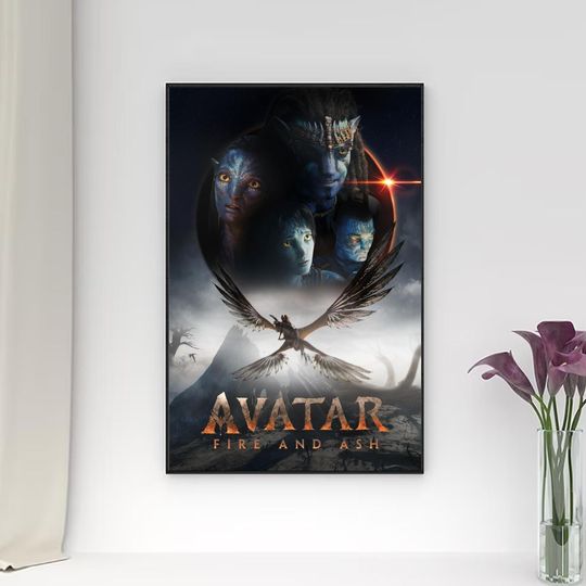 Avatar 3 Fire and Ash Poster Unframed, Fantasy Wall Decor, Fan Gift Idea