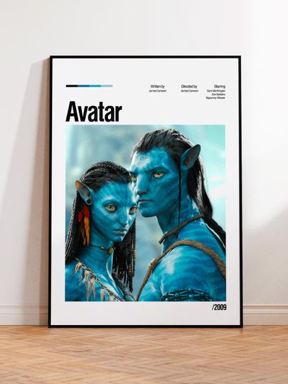 Discover Avatar Movie Poster, Minimalist Movie Poster, Custom Poster, Classic Movie Poster