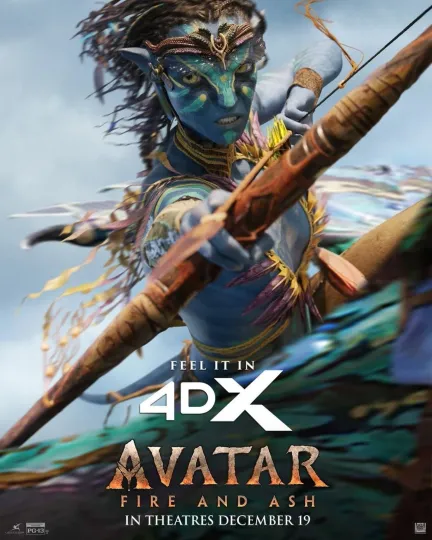 Discover AVATAR 3 FIRE AND ASH 2025 Official Exclusive 4DX Movie Mini Poster 13x19