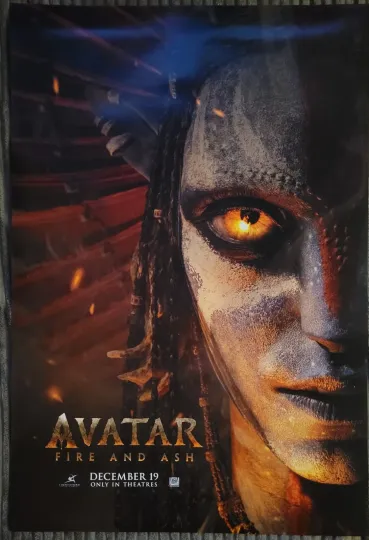 Discover Avatar 3: Fire & Ash Teaser 27x40 DS Original Movie Poster Double sided MINT