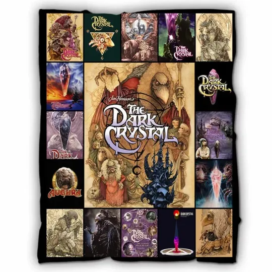 Discover The Dark Crystal Blanket - Fleece & Sherpa Soft Cozy Throw