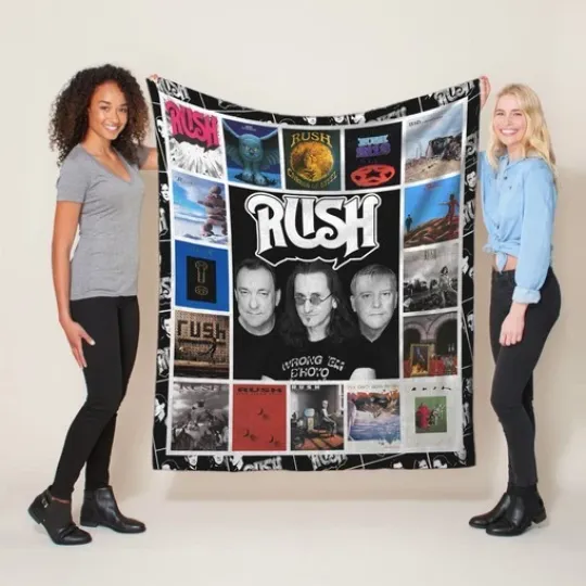 Discover Young Fleece Sherpa Blanket – Personalized Cozy Home Decor Gift for Music Lovers