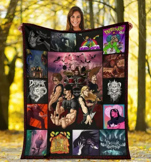 Discover Metalocalypse TV Series Blanket - Soft Fleece & Sherpa Cartoon Throw
