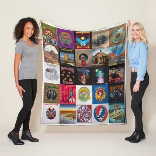 Discover Dead Fleece Sherpa Blanket for Fans, Cozy Gift and Bedroom Home Decor Throw