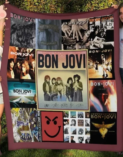 Discover Bon Jovi Rock Fleece Blanket - Ultra-Soft Premium Blanket