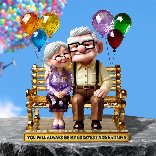 Discover Romantic Couple Acrylic Plaque Personalized Christmas Gifts For Couple