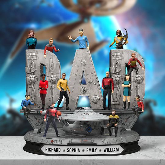 Discover Galaxy Troop Plaque - Personalized Christmas Gifts For Dad