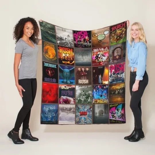 Discover Rock Music Fleece Blanket for Fans and Music Lovers