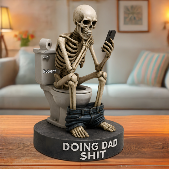 Discover Doing Dad Sh*t Acrylic Plaque - Personalized Christmas Gifts For Dad