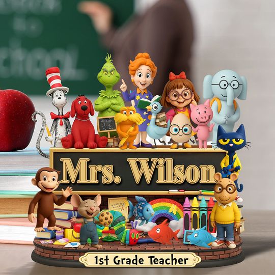 Discover Children's Book Acrylic Plaque - Personalized Gifts For Teacher