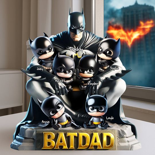 Discover Shadow Hero Dad Acrylic Plaque - Personalized Christmas Gifts For Dad