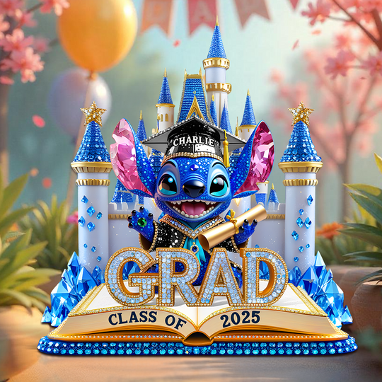 Christmas Grad Celebration Plaque - Personalized Graduation Decor