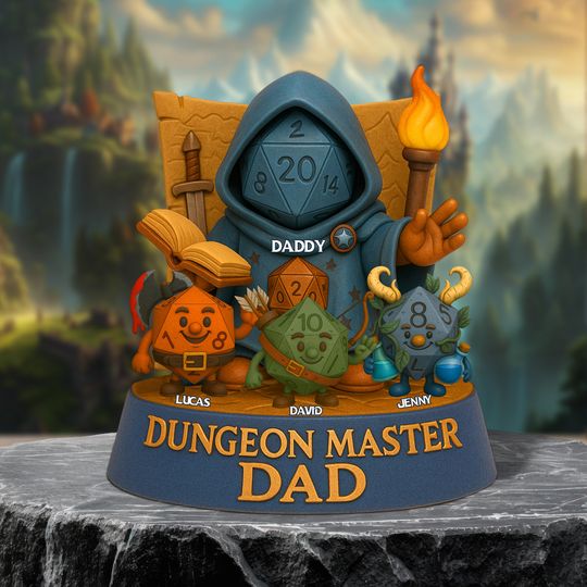 Discover Master Dad Acrylic Plaque - Personalized Christmas Gifts For Dad