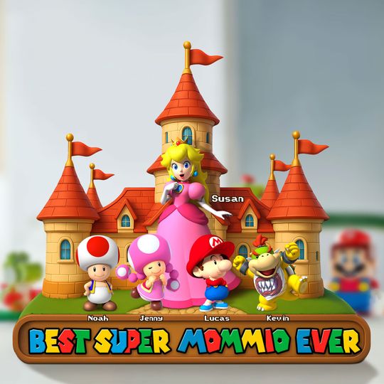 Discover Best Super Mom Ever Acrylic Plaque Personalized Christmas Gifts For Mom